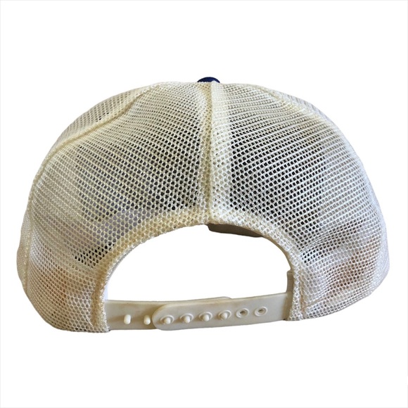 Vintage Cap Trucker Hat United States Air Force Patch Snapback Silver Oak Leaf - Picture 10 of 10